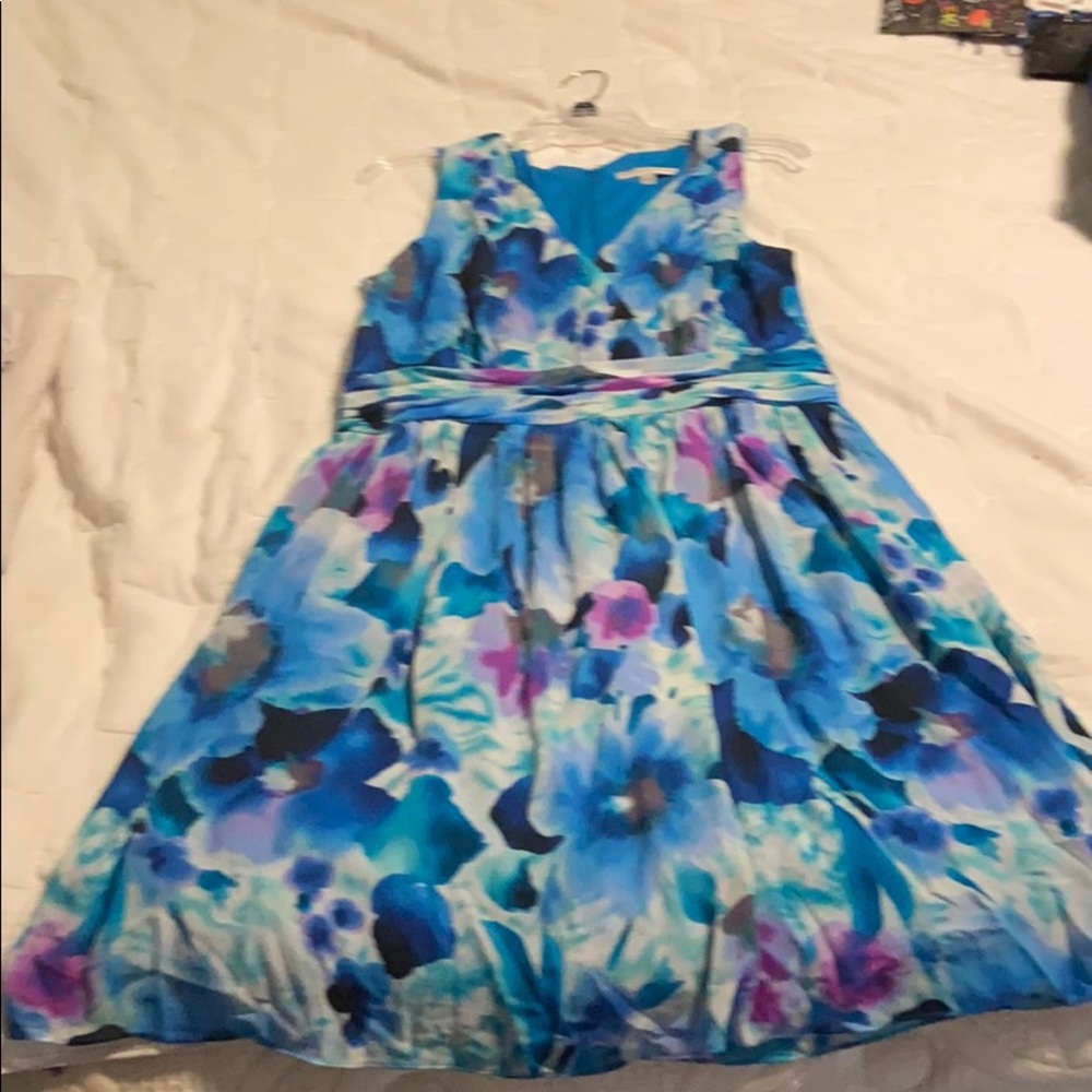 Blue Floral dress